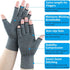 2 Pairs Arthritis Gloves for Pain Relief, Compression Gloves for Arthritis, Carpal Tunnel, Osteoarthritis, Joint, Typing, Driving, Fingerless Hand...