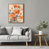 Posterizer 1 pcs-wild big orange flowers-minimalist design-Floral & Botanical Art-Abstract & Modern Art-Decor for Home & Office- UNFRAMED Wall Art...