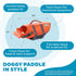Outward Hound Granby Splash Orange Dog Life Jacket, Small...
