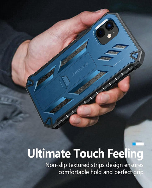FNTCASE for iPhone 11 Phone Case: for iPhone XR case with Kickstand Shockproof Military Grade Protective Cover - Dual Layer Full Protection Sturdy...
