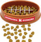 NCAA Super-Bowl - Nebraska Cornhuskers Slow Feeder Dog Bowl. Football Design Slow Feeding Cat Bowl for Healthy Digestion. Non-Slip Pet Bowl for La...