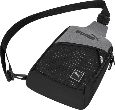 PUMA EVERCAT SIDEWALL SLING BACKPACK, One Size, Heather Grey...