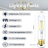 6 Pack T10 Tube Light Bulbs,LED Edison Bulbs Daylight 4000K,E26 Base,4W Vintage Bulb 40 Watt Equivalent,Dimmable for Desk Lamp,Curio Cabinet,Islan...