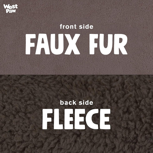 WEST PAW Big Sky Nap Flat Dog Mat with IntelliLoft Fiber and Fill Durable Lightweight Mat for Dogs and Cats, Made in USA, Chocolate, X-Small...