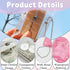 Lipstick Case Keychain, 2Pc Vertical Clear Lipstick Pouch Organizer for Purse, Waterproof Coin Purse Mini Storage Purse for Small Items (Clear+Pin...