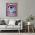 Posterizer 1 pcs-giant alien eye-pink girly wall art-Abstract & Modern Art-Fantasy & Fiction Art-Gift for Art Lovers-Decor for Home & Office- UNFR...