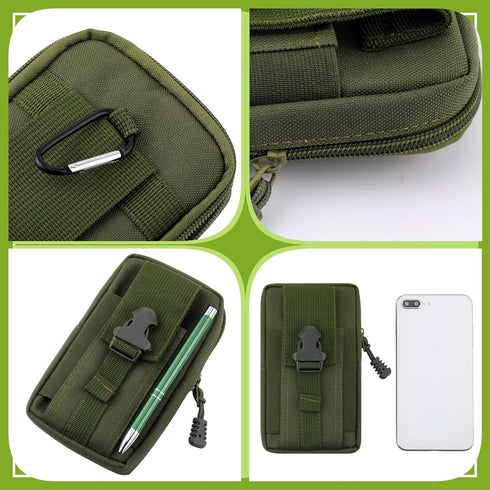 Eaasty 5 Pcs Waterproof Notebook Tactical 3 x 5 Inch Pocket Notebook with Metal Weatherproof Pen and Fabric Cover for Outdoor Activities Recording...