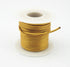 Glory Qin Soft Round Genuine Jewelry Leather Cord Leather Rope (Gold 2mm 10 Yards)...