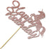 happy birthday cake topper rose gold glitter unicorn theme boy girl children birthday party cake decoration...