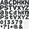 72 Pcs 4 Inch Glitter Bulletin Board Letters Chalkboard Classroom Letters Poster Cut Out Letters for Bulletin Boards with Adhesive Dot Alphabet 0-...