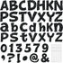 72 Pcs 4 Inch Glitter Bulletin Board Letters Chalkboard Classroom Letters Poster Cut Out Letters for Bulletin Boards with Adhesive Dot Alphabet 0-...