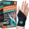 ComfyBrace Premium Lined Wrist Wrap/Carpal Tunnel Wrist Brace/Arthritis Hand Support - Fits Both Hands - Adjustable - Fitted (Day Brace, One Size)...