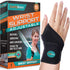 ComfyBrace Premium Lined Wrist Wrap/Carpal Tunnel Wrist Brace/Arthritis Hand Support - Fits Both Hands - Adjustable - Fitted (Day Brace, One Size)...