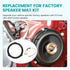 6.5 Inch Front Rear Door Speaker Spacer W/Speaker Wiring Harness for 2012-2020 Ford Mustang/Fusion/Focus/Escape/Fiesta/Edge, 6.5” Speaker Adapter ...