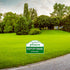 2 Pack Keep Off Grass Sign, Keep Dogs Off Sign for Lawn, 12.6"X9.4" Corrugated Plastic Double Sided with Metal Wire H-Stakes- Stay Off Grass Signs...