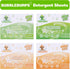 Toilet Bowl Cleaner Strips & Bathroom Descaler Tablets COMBO, 60 Toilet Cleaner Sheets & 4 Toilet Ring Remover Tablets, Biodegradable, Plastic Fre...