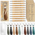 Gueevin 20 Sets Christian Gift Bulk Bible Verse Bamboo Pens Christian Bookmarks and Scripture Silicone Keychains Inspirational Ballpoint Pens Reli...
