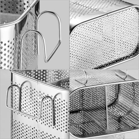 Kitchen Utensils Chopsticks Holder Rack Basket, Stainless Steel Drying Rack Holder Utensil Caddy Cutlery Rack, Dishwasher Kitchen Utensil Holder f...