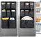 Mini Fridge Caddy Organizer Storage Bag, Over The Fridge Storage Organizer with 15 Extra Large Fabric Pockets for Plate, Silverware, Spice, Cutler...
