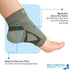 Brownmed Nice Stretch Plantar Fasciitis Sleeve - Compression Foot Sleeve for Arch & Heel Support- Small/Medium...