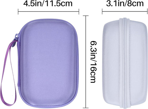 Hard Case Compatible with JBL Clip 5 Clip 4 Portable Bluetooth Speaker (Red Case)...