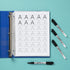 AVERY Marks A Lot Dry Erase Markers, Low Odor White Board Markers with Bullet Tip, 6 Black (24483)...