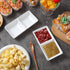 16 PCS sauce dish,Wet & Dry Double Layer Dipping Bowl, Large Capacity Sauce Dipping Cup for Restaurant Kitchen Dining Room (White)...