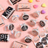 Zonon 504 Pieces Sweet 16 Birthday Party Favors Stickers Mini Kisses Candy Stickers Sweet Sixteen Round Chocolate Candy Wrappers for 16th Birthday...