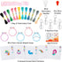 WATINC 5Pcs Embroidery Kit for Kids with Mermaid Patterns Stamped Cross Stitch DIY Key Chain Needle Point Kits Supplies for Sewing Beginners Art C...