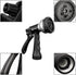 AUTOMAN-Garden-Hose-Nozzle, ABS Water Spray Nozzle, 7 Adjustable Watering Patterns, Slip Resistant for Watering Plants, Lawn& Garden, Washing Cars...