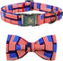 Elegant little tail Independence Day Dog Collar, Holiday Pet Collar with Bow Dog Durable Patriotic Dog Collars Pet Gift Adjustable Dog Collar for ...