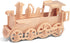 Puzzled 3D Puzzle Rolling Locomotive Train Wood Craft Construction Model Kit, Fun & Educational DIY Wooden Toy Assemble Unfinished Crafting Hobby ...