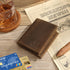 Ringsun Full Grain Leather RFID Blocking Bifold Wallet for Men with ID Window Slim Wallet with 11 Card Slots...