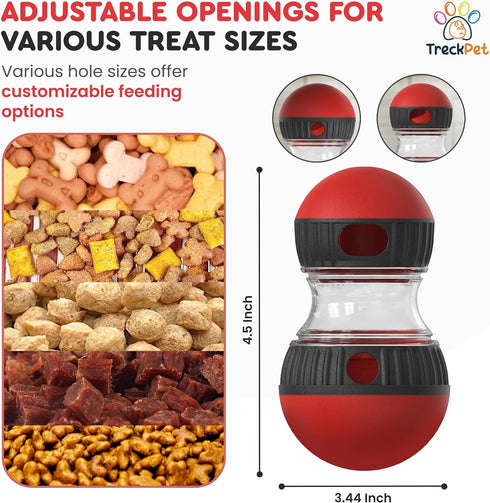Enhanced Dog Treat Dispenser Toy-Premium Snoop Dog Toy-Puzzle Feeder Dog with Adjustable Food Dispenser Suitable for Interactive Small-Medium and ...