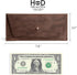 Hide & Drink, Long Utility Pouch Handmade from Full Grain Leather, Stylish Wallet for Carrying and Storing Cash, Coins, Cards...