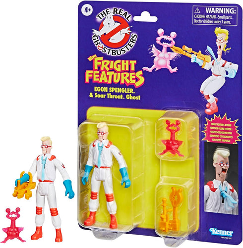 Ghostbusters Kenner Classics The Real Egon Spengler & Soar Throat Ghost Toys, Retro Action Figure, Toys for Kids 4+...
