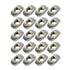 30 Series 1/4"-20 Threaded Standard Steel Drop in T-Nut, Drop in T-Nuts Accessory Hardware Nuts for 30 Series Aluminum Extrusion Profiles Rail, 20...