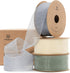 Vitalizart Organza Sheer Ribbon Set 1 inch x 30Yd Handmade Eco-Friendly Fabric Ribbons for Gift Wrapping Christmas Tree Crafts Bows Wedding Invita...