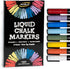 Chalk Markers - 8 Pastel Fine Tip, Erasable, Non-Toxic, Water-Based, For Kids & Adults for Glass or Chalkboard Markers for Businesses, Restaurants...