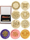 Yoption Wax Seal Stamp Gift Box Kit, 6 Pieces Flowers and Animals Sealing Wax Stamp Heads with 1 Wooden Hilt Set, Wax Stamp Kit for Envelopes Invi...