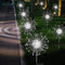Solar Garden Decoration Light Outdoor, DIY Solar Firework Light 40 Copper Wires 120 LED 2 Lighting Modes,Waterproof Stake Landscape Light for Part...