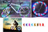 Rottay Bike Wheel Lights, Bicycle Wheel Lights Waterproof RGB Ultra Bright Spoke Lights 14-LED 30pcs Changes Patterns -Safety Cool Bike Tire Acces...