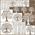 Tree Stencils for Painting on Wood Tree of Life Stencil Large 11.8 inch Template Paint Stencils for Painting on Wood Burning Art Craft Canvas Furn...