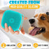 2Pcs Dog Bath Brush Scrubber - Dog Bath Brush With Soap Dispenser Dog Soap Scrubber Pet Bath Brush Pet Shampoo Brush for Dogs Bath - Dog Shampoo B...