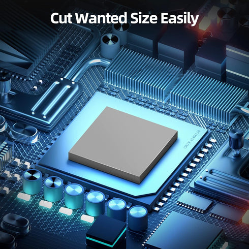 Thermal Pad 14.8 W/mK, 120x120x2.5mm(1 pcs) Silicone Thermal Pads Non Conductive Heatsink Cooling Pad, Highly Efficient Heat Resistant Soft Pad fo...