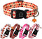 MR. CHUBBYFACE Fall Dog Collar Adjustable Pet Collar Maple Leaves Collar for Small Medium Large Dogs...
