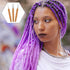 AUGSUN Dreadlock Crochet Hook Tool,Braid Hair Dreadlocks Needle, Interlocking Tool for Locs,Weaving Crochet for Braid Craft Knitting Needles (1.0m...