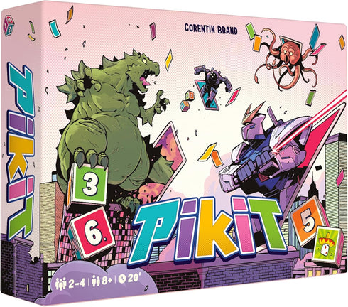 Repos Production Pikit Board Game - Steal and Block Opponents in This Dice Rolling & Card Claiming Strategy Game, Fun Family Game for Kids & Adult...