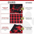 KOOLTAIL Dog Shirt, Red Buffalo Plaid Pet Shirts, Black Color Clash Cute Dog Apparel Clothes Suitable for All Seasons, Comfortable Dog T-shirt for...