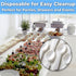 Extra Sturdy, BPA Free 200ct Plastic Tasting Spoons. Disposable Mini Tasters for Small Sampling or Individual Portions of Ice Cream, Sauces and Ap...